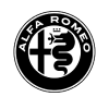 Alfa Romeo black and white logo