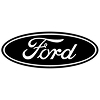 Ford black and white logo