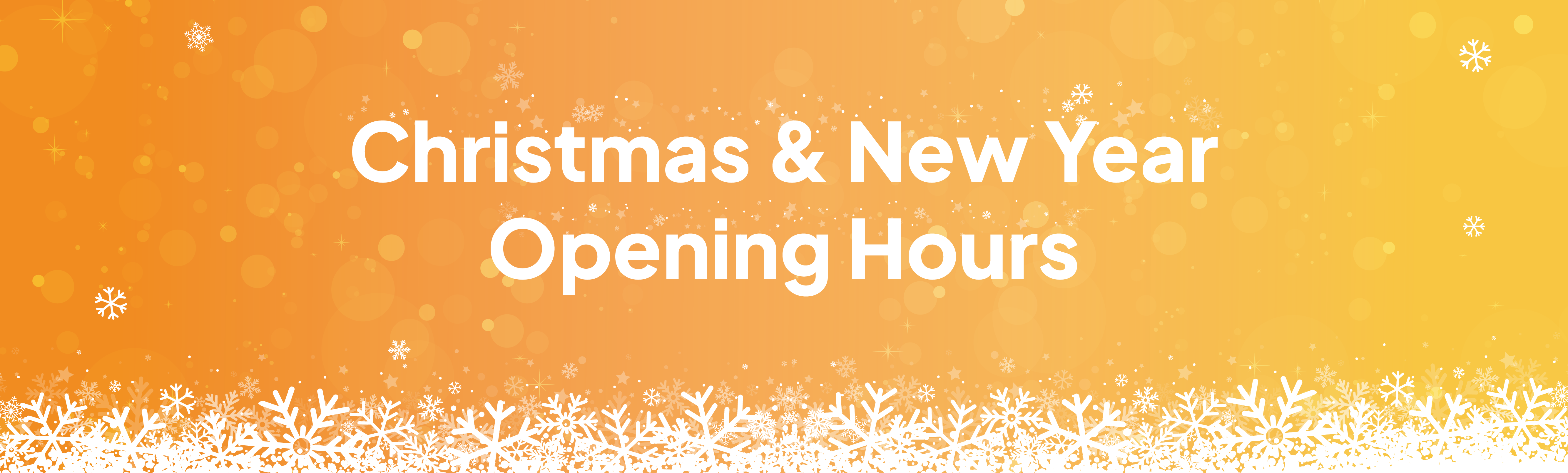 Seasonal Opening Hours | Quickco