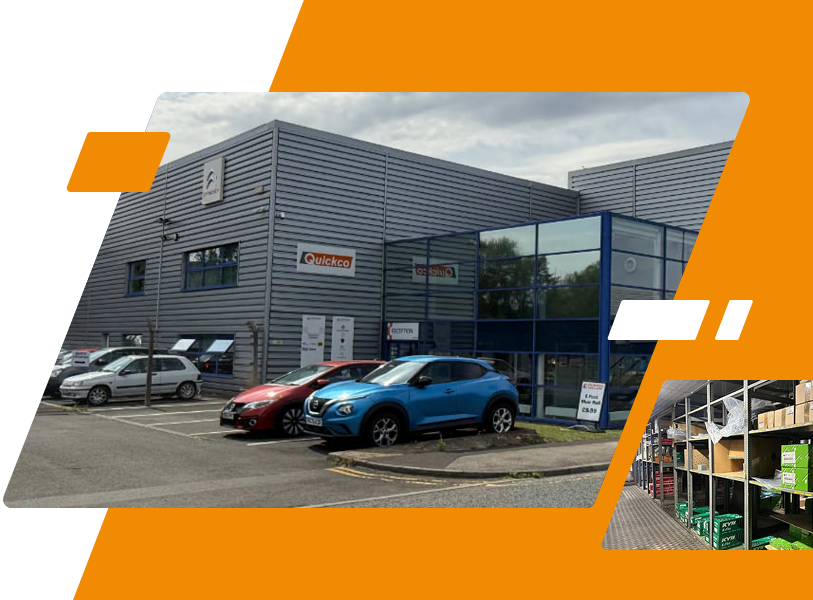 homepage banner showing Quickco Sunderland site