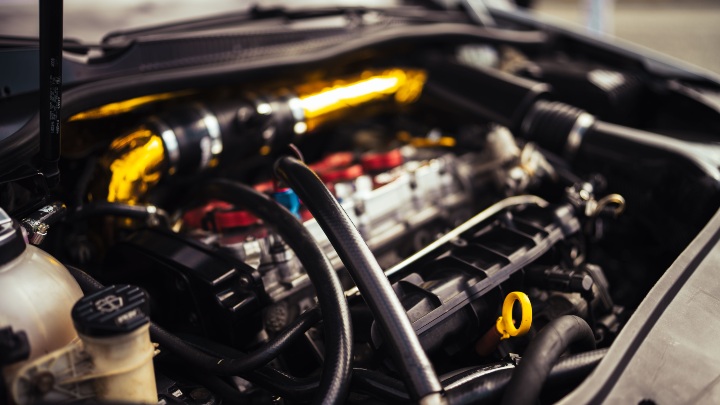 Detailed Image Of Car Engine